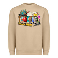 Teachers Change The World Heavyweight Sweatshirt | Teevron