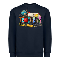 Navy teachers change the world Heavyweight Sweatshirt - Zillion Design Studio