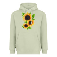 Matcha treetops sunflower Heavyweight Hoodie - LillyAllenDesigns