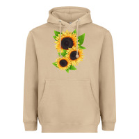 Mushroom treetops sunflower Heavyweight Hoodie - LillyAllenDesigns