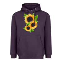 Plum treetops sunflower Heavyweight Hoodie - LillyAllenDesigns