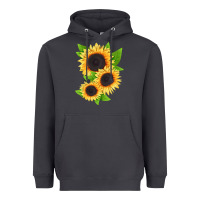 Smoke treetops sunflower Heavyweight Hoodie - LillyAllenDesigns