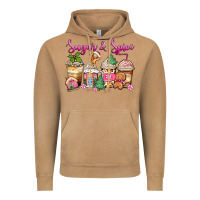 Vintage Camel sugar and spice pink gingerbread coffee cups Vintage Hoodie - Zillion Design Studio