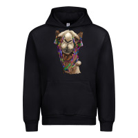 Black tie dye camel Urban Hoodie - BarkalooDesign