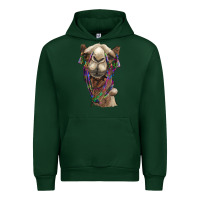 Foreset Green tie dye camel Urban Hoodie - BarkalooDesign