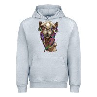 Heather Grey tie dye camel Urban Hoodie - BarkalooDesign
