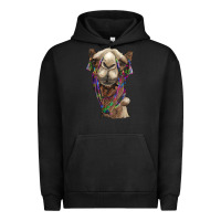 Pigment Black tie dye camel Urban Hoodie - BarkalooDesign