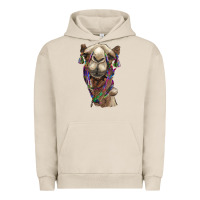 Pigment French Oak tie dye camel Urban Hoodie - BarkalooDesign