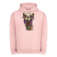 Pigment Salmon tie dye camel Urban Hoodie - BarkalooDesign