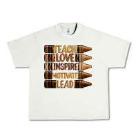 Pistachio teach love inspire motivate lead Urban Heavy Tee - Zillion Design Studio
