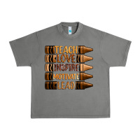 Tornado teach love inspire motivate lead Urban Heavy Tee - Zillion Design Studio