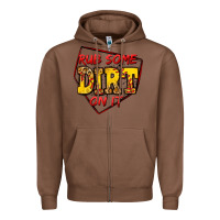 Chestnut rub some dirt on it softball Zipper Hoodie - Jasminsmagicworld