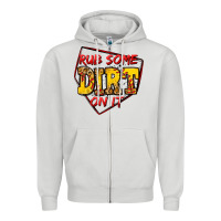 Rub Some Dirt On It Softball Zipper Hoodie | Teevron