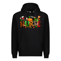 Black fall nurse Premium Hoodie - MaliasSmallBusiness