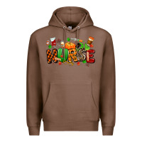 Chestnut fall nurse Premium Hoodie - MaliasSmallBusiness
