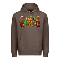 Coffee fall nurse Premium Hoodie - MaliasSmallBusiness