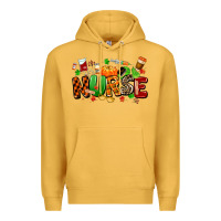 Mustard fall nurse Premium Hoodie - MaliasSmallBusiness