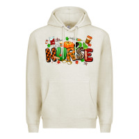 Oatmeal Heather fall nurse Premium Hoodie - MaliasSmallBusiness