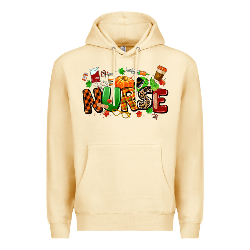 Fall Nurse Premium Hoodie by MaliasSmallBusiness | Teevron
