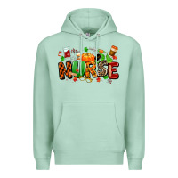 Seafoam fall nurse Premium Hoodie - MaliasSmallBusiness