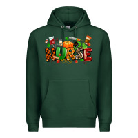 Sports Green fall nurse Premium Hoodie - MaliasSmallBusiness
