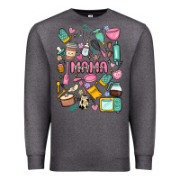 Charcoal Heather can't talk right now doing mama stay at home stuff Premium Sweatshirt - MaliasSmallBusiness