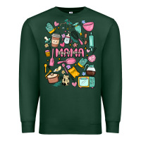 Sports Green can't talk right now doing mama stay at home stuff Premium Sweatshirt - MaliasSmallBusiness
