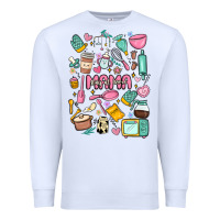 White can't talk right now doing mama stay at home stuff Premium Sweatshirt - MaliasSmallBusiness