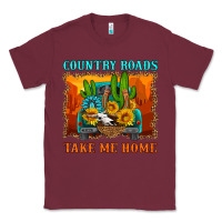 Burgundy country roads take me home Classic Tee - HRA Design Shop