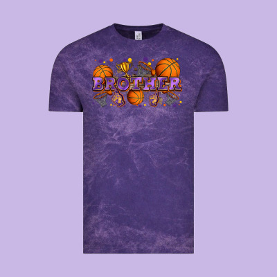 Brother Basketball Vintage Tee Designed By Zillion Design Studio