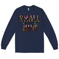 Navy small business mini Long Sleeve Tee - CowhideDigitalArt