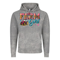 Cloud Rock farm girl Vintage Hoodie - texasbilliewilder