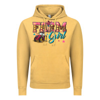 Vintage Mustard farm girl Vintage Hoodie - texasbilliewilder