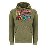 Vintage Olive farm girl Vintage Hoodie - texasbilliewilder