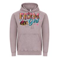 Vintage Zinc farm girl Vintage Hoodie - texasbilliewilder