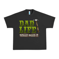 Pigment Black dad lıfe totally naıled it Urban Heavy Tee - BarkalooDesign