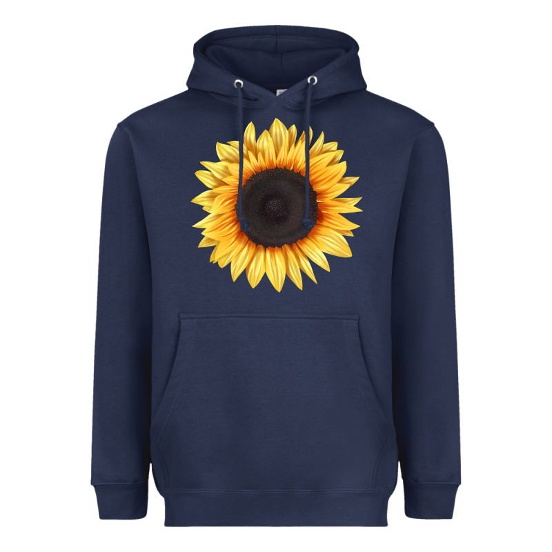 Treetops Sunflower Heavyweight Hoodie by LillyAllenDesigns | Teevron