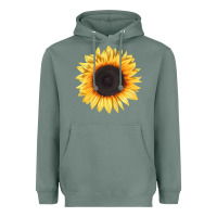 Sage treetops sunflower Heavyweight Hoodie - LillyAllenDesigns