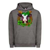 Pigment Tornado lucky horseshoe 4 leaf clover baby calf Urban Hoodie - Jasminsmagicworld