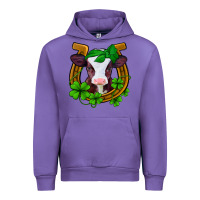 Tulip lucky horseshoe 4 leaf clover baby calf Urban Hoodie - Jasminsmagicworld