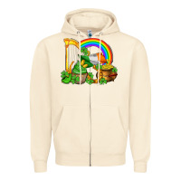 Sandshell st patricks day  rainbow shamrocks Zipper Hoodie - AdoDesignShop