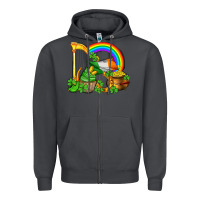 Smoke st patricks day  rainbow shamrocks Zipper Hoodie - AdoDesignShop