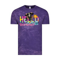 Cloud Purple hello summer Vintage Tee - texasbilliewilder