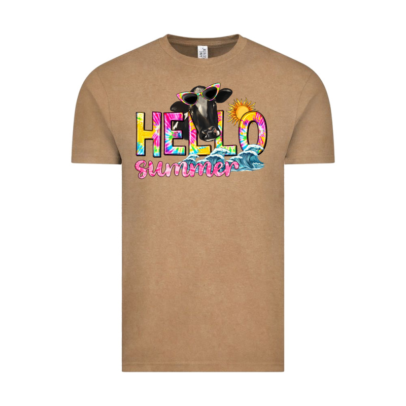 Hello Summer Vintage Tee by texasbilliewilder | Teevron