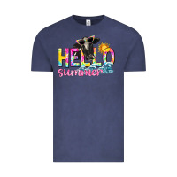 Vintage Denim hello summer Vintage Tee - texasbilliewilder