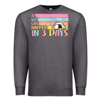 Charcoal Heather a lot can happen in 3 days Premium Sweatshirt - MaliasSmallBusiness