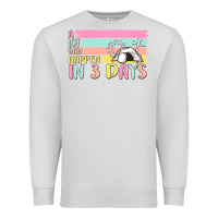 Dove Grey a lot can happen in 3 days Premium Sweatshirt - MaliasSmallBusiness