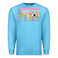 Ocean Blue a lot can happen in 3 days Premium Sweatshirt - MaliasSmallBusiness