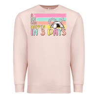 Pale Pink a lot can happen in 3 days Premium Sweatshirt - MaliasSmallBusiness