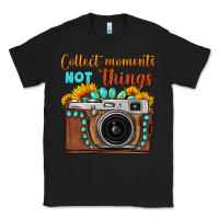 Black collect moments not things sunflower gemstone vintage camera Classic Tee - FaDigitalArtStudio